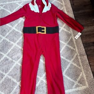 Carter's Red Santa Pajama Set with Belt Design